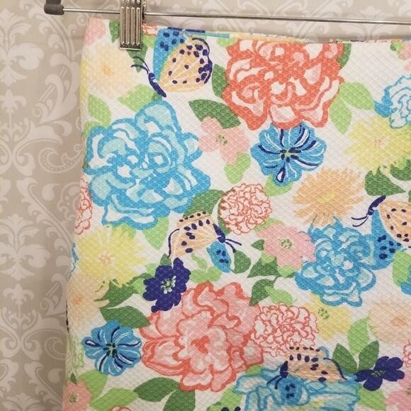 Talbots Size 2 Petite Floral Butterfly Print Pencil Skirt - Picture 3 of 8